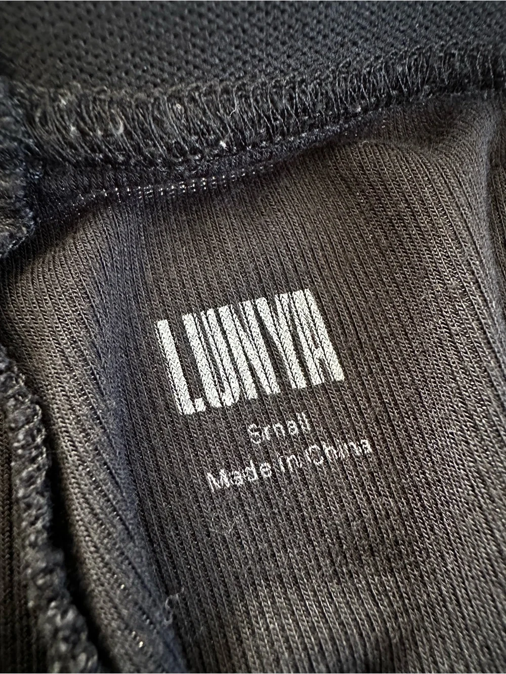 LUNYA black boxer briefs sz small